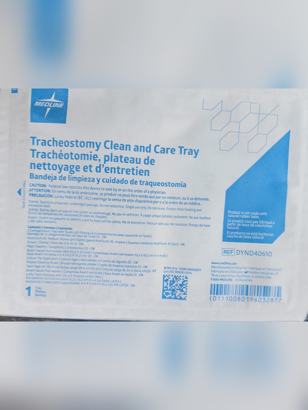 Medline Trachostomy Clean And Care Kit SEALED. LOT OF 10
